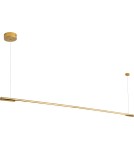 Pendant lamps over the island - Maxlight Organic Horizon 150cm Gold P0360 Pendant Lamp. - product 1