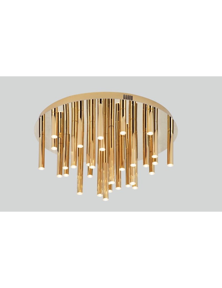 Modern ceiling lamps - Maxlight Plafond Organic 33X1 Gold Dimmable C0188D. - product kolory-swiatla.pl 3