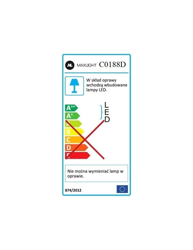 Modern ceiling lamps - Maxlight Plafond Organic 33X1 Gold Dimmable C0188D. - product kolory-swiatla.pl 5