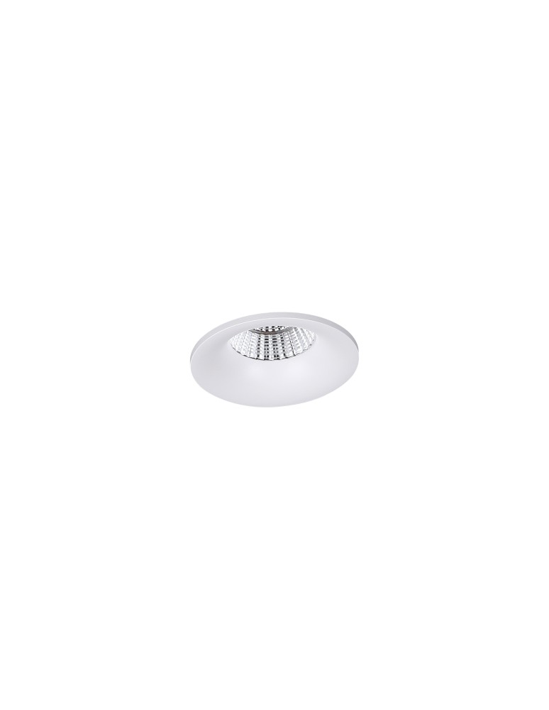Round flush-mounted lamps - Maxlight Max Arya Fixed White 8W Dimmable Recessed Luminaire H0096. - product kolory-swiatla.pl 1