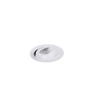 Round flush-mounted lamps - Maxlight Max Arya Tilted White 8W Dimmable Recessed Luminaire H0098. - product 1