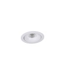 Round flush-mounted lamps - Maxlight Max Arya Tilted White 8W Dimmable Recessed Luminaire H0098. - product 4