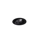 Round flush-mounted lamps - Maxlight Max Arya Tilted Black 8W Dimmable Recessed Luminaire H0099. - product 4