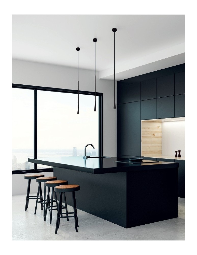 LED pendant lamps - Maxlight Coffee Black Large Pendant Lamp P0373. - product kolory-swiatla.pl 3