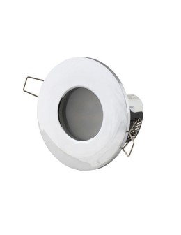 Maxlight Oprawa Wpustowa Aqua IP65 Okrągła Chrom H0045