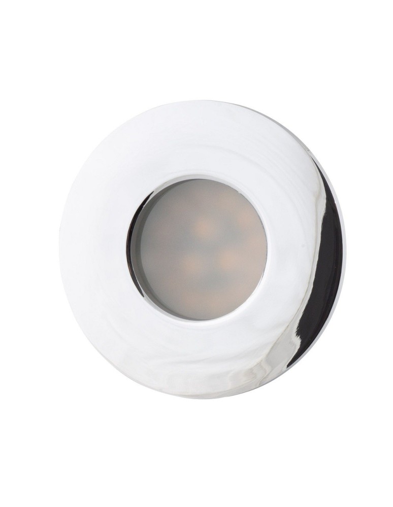 Flush-mounted lamps - pendants - Maxlight Aqua IP65 Round Chrome Recessed Luminaire H0045. - product kolory-swiatla.pl 2