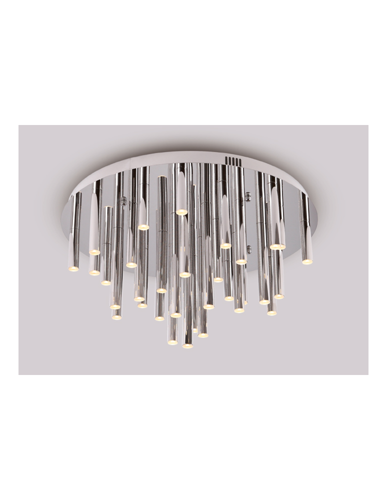 Modern ceiling lamps - Maxlight Plafond Organic 33X1 Chrome Dimmable C0115D. - product kolory-swiatla.pl 2