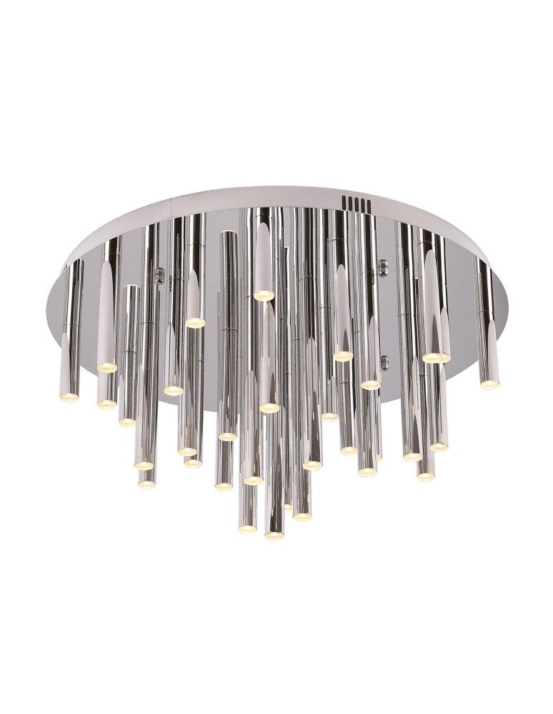 Modern ceiling lamps - Maxlight Plafond Organic 33X1 Chrome Dimmable C0115D. - product kolory-swiatla.pl 1