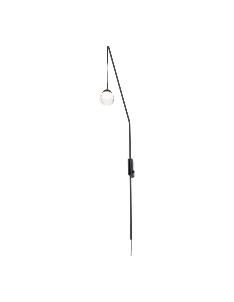 Designer wall lamps - Maxlight Wall lamp Zoom Black 3W LED W0269 - product kolory-swiatla.pl 1