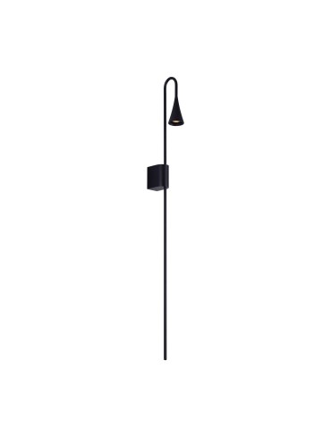 Maxlight Wall lamp Comet Black 3W LED IP54 W0280