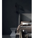Designer wall lamps - Maxlight Wall lamp Comet Black 3W LED IP54 W0280 - product 5