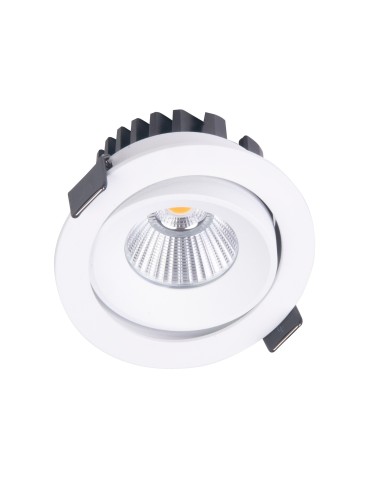 Maxlight Oprawa Wpustowa Cyklop Biała 3000K IP65 H0094 - produkt 2