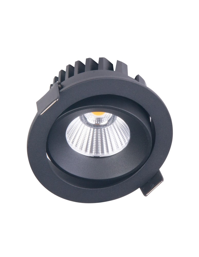 Flush-mounted lamps - pendants - Maxlight Cyclop Black 3000K IP65 H0095 recessed luminaire. - product kolory-swiatla.pl 1