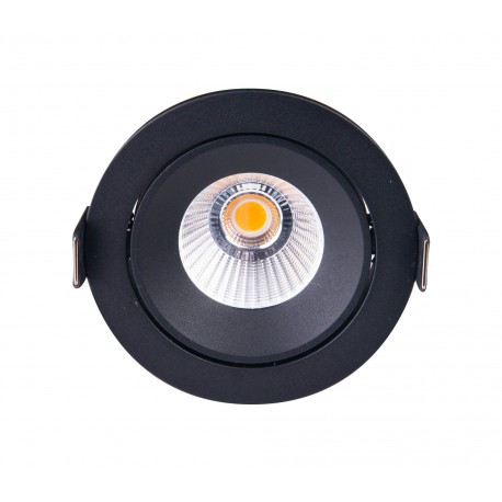 MAXlight Oprawa wpustowa CYKLOP CZARNA 12W LED IP65 H0095