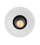 Round flush-mounted lamps - Maxlight Galexo LED 7W White H0106 recessed luminaire. - product 1