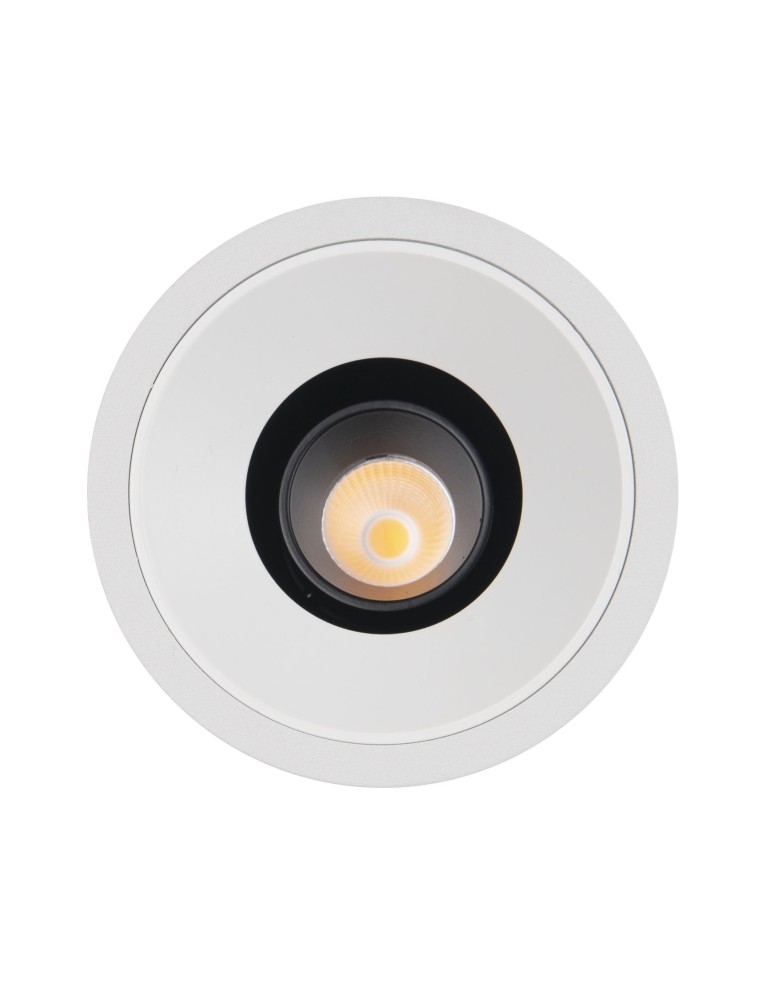 Round flush-mounted lamps - Maxlight Galexo LED 7W White H0106 recessed luminaire. - product kolory-swiatla.pl 1