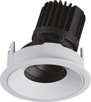Round flush-mounted lamps - Maxlight Galexo LED 7W White H0106 recessed luminaire. - product 2