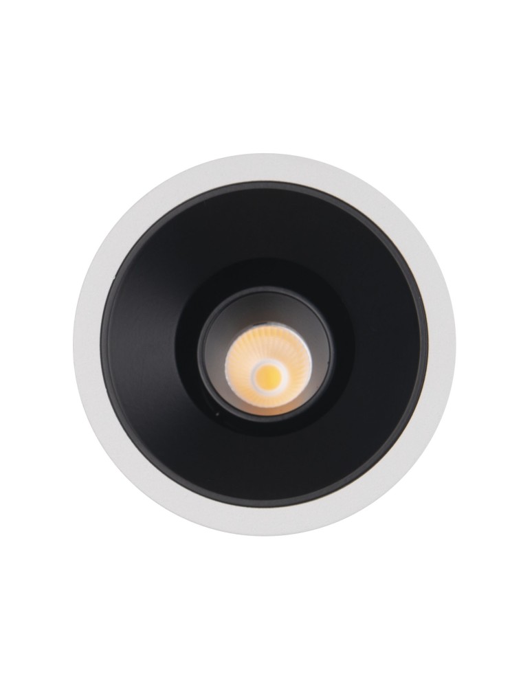 Round flush-mounted lamps - Maxlight Galexo LED 7W White H0106 recessed luminaire. - product kolory-swiatla.pl 3