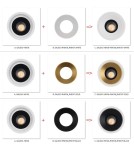 Round flush-mounted lamps - Maxlight Galexo LED 7W White H0106 recessed luminaire. - product 4