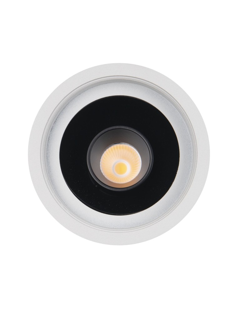 Round flush-mounted lamps - Maxlight Galexo LED 7W White H0106 recessed luminaire. - product kolory-swiatla.pl 6