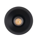 Round flush-mounted lamps - Maxlight Galexo LED 7W recessed luminaire Black H0107 - product 1