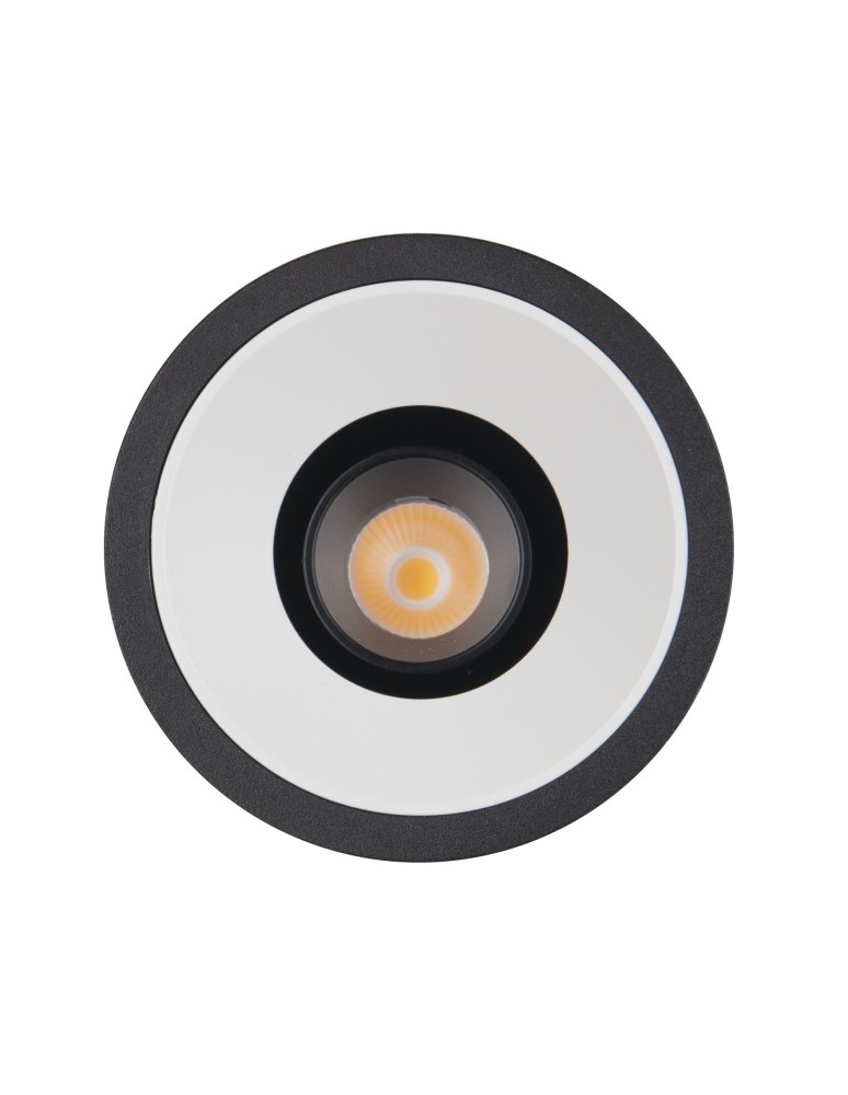 Round flush-mounted lamps - Maxlight Galexo LED 7W recessed luminaire Black H0107 - product kolory-swiatla.pl 5