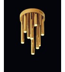 Modern ceiling lamps - Maxlight Plafond Organic Gold Small Dimmable C0197D. - product 2