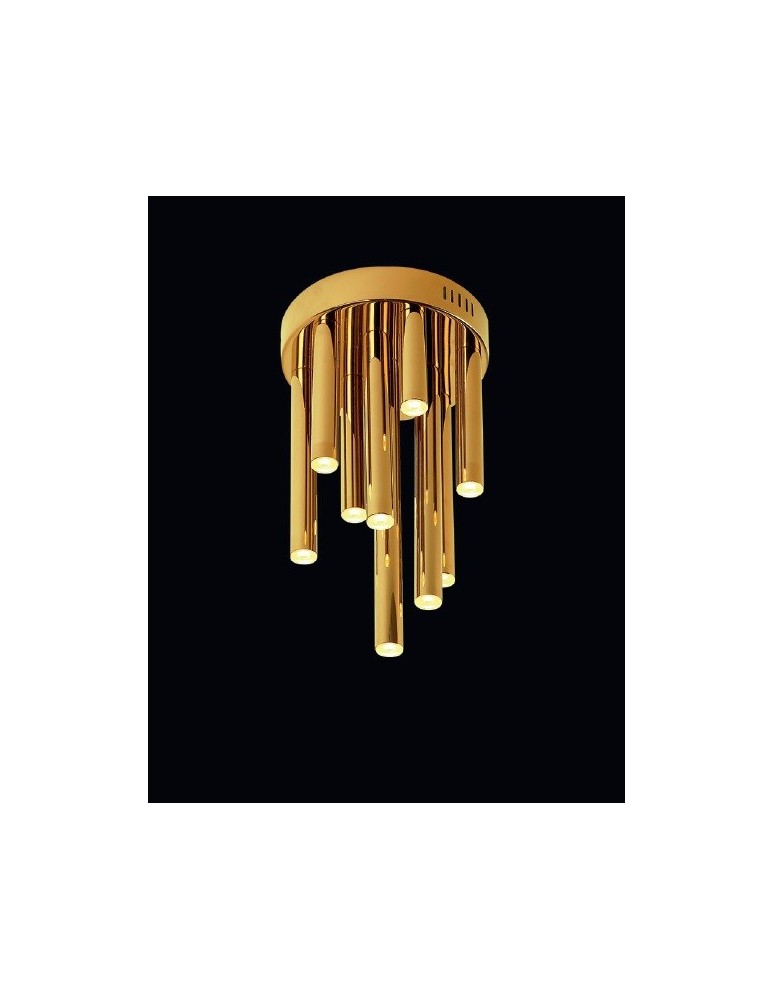 Modern ceiling lamps - Maxlight Plafond Organic Gold Small Dimmable C0197D. - product kolory-swiatla.pl 2