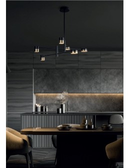 Maxlight Lampa Wisząca Puma LED 6X 7W Czarny/Złoty P0405 - produkt 2