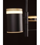 LED pendant lamps - Maxlight Puma LED 4X 7W Black/Wood P0406 Pendant Lamp. - product 2