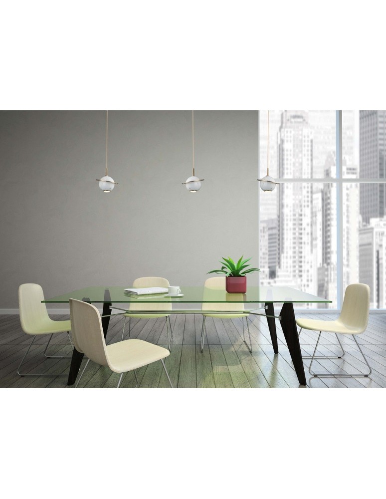 LED pendant lamps - Maxlight Uranos Pendant Lamp White P0413 - product kolory-swiatla.pl 5