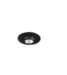 Round flush-mounted lamps - Maxlight Max Yuca Round Tilted Black 3W H0105 Recessed Luminaire. - product 1