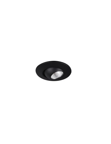 Maxlight Oprawa Wpustowa Max Yuca Round Tilted Black 3W H0105 - produkt 2