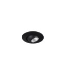 Round flush-mounted lamps - Maxlight Max Yuca Round Tilted Black 3W H0105 Recessed Luminaire. - product 3