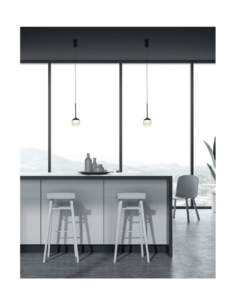 LED pendant lamps - Maxlight Zoom Black 6W LED P0416 Pendant Lamp. - product kolory-swiatla.pl 2