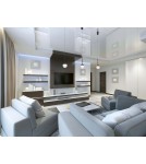 LED pendant lamps - Maxlight Zoom Black 6W LED P0416 Pendant Lamp. - product 3