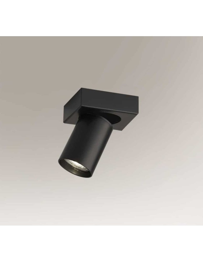 Ceiling spotlights - Shilo TARUMI 1xGU10 black spotlight 7970 - product kolory-swiatla.pl 1