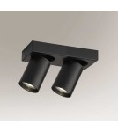 Spotlight ceiling lamps - Shilo TARUMI 2xGU10 black spotlight 7972 - product 1