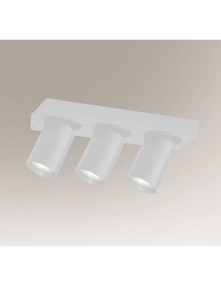 Spotlight ceiling lamps - Shilo TARUMI 3xGU10 white spotlight 7975 - product kolory-swiatla.pl 1