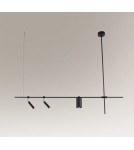 Pendant lamps - Shilo NAMASU 2xG9 1xGU10 black pendant 7862 - product 1