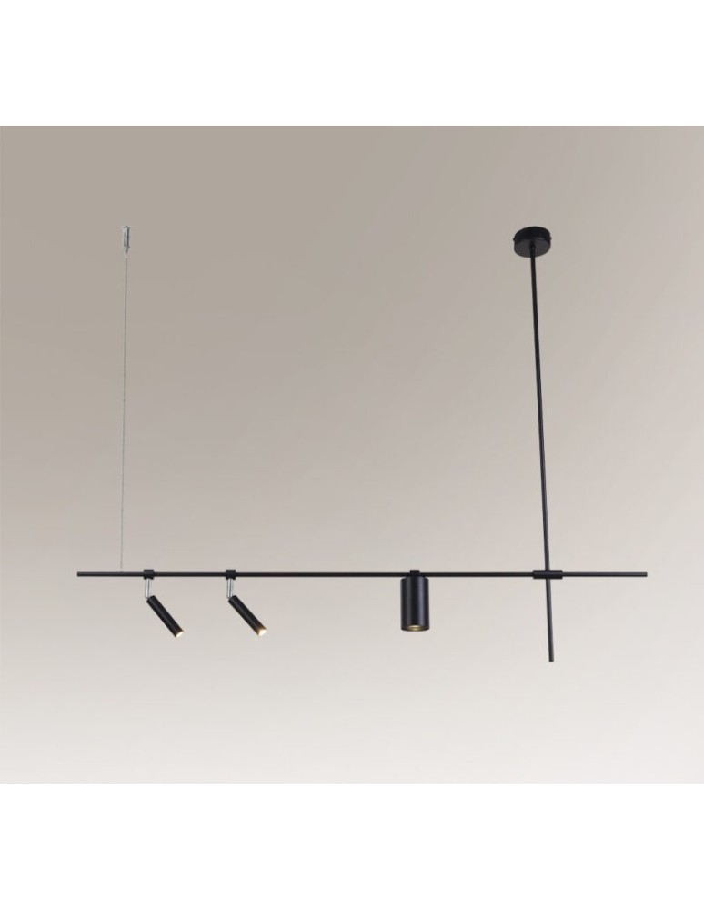 Pendant lamps - Shilo NAMASU 2xG9 1xGU10 black pendant 7862 - product kolory-swiatla.pl 1