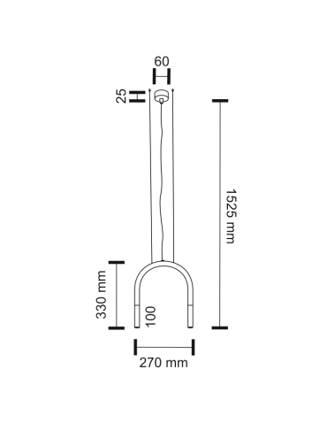 Shilo SUKOMO 2xG9 czarny wisząca 7858 - produkt 2
