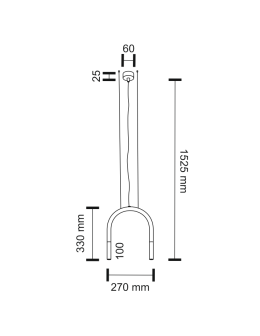 Shilo SUKOMO 2xG9 black pendant 7858 - product 2