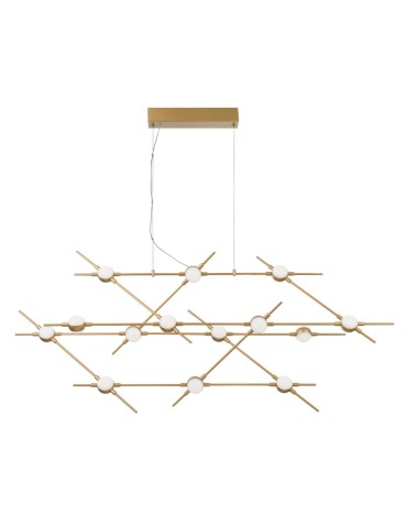 Luces Exclusivas AZUL Pendant LED 34W 2352lm 3000K gold LE41327.