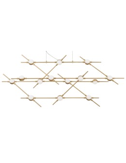 Luces Exclusivas AZUL Wisząca LED 34W 2352lm 3000K złoty LE41327 - produkt 2