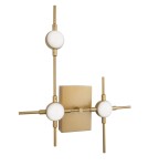 Designer wall lamps - Luces Exclusivas AZUL Wall mounted LED 72W 504lm 3000K gold LE41328. - product 1
