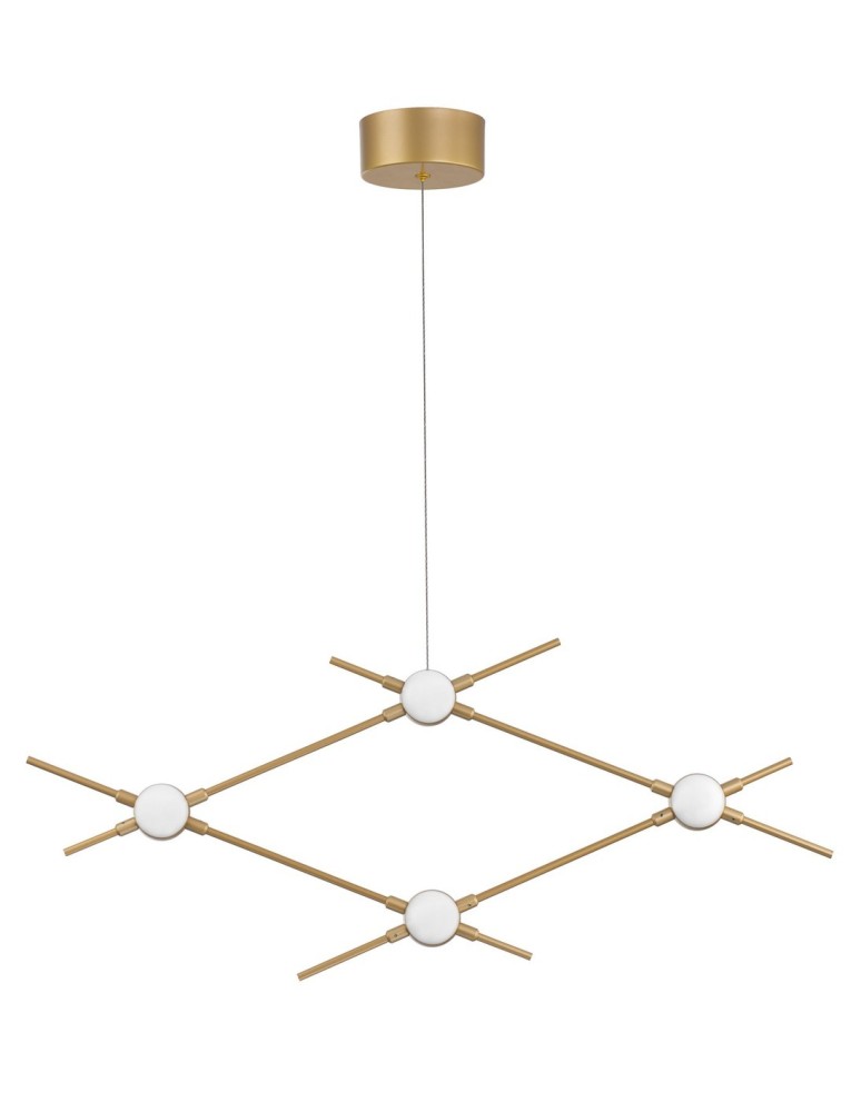 Designer pendant lamps - Luces Exclusivas AZUL LED Pendant 9.6W 672lm 3000K gold LE41329 - product kolory-swiatla.pl 1