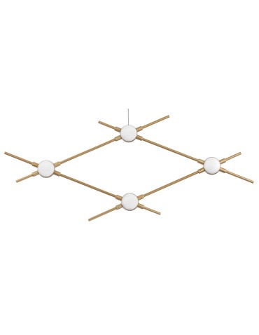 Luces Exclusivas AZUL LED Pendant 9.6W 672lm 3000K gold LE41329 - product 2