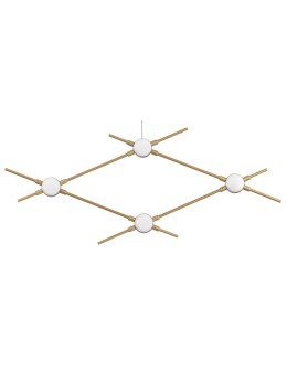 Luces Exclusivas AZUL Wisząca LED 9.6W 672lm 3000K złoty LE41329 - produkt 2