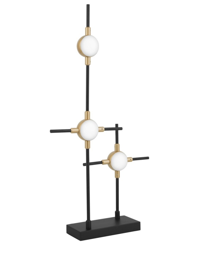 LED floor lamps - Luces Exclusivas AZUL Floor LED 7.2W 504lm 3000K black/gold LE41331 - product kolory-swiatla.pl 1